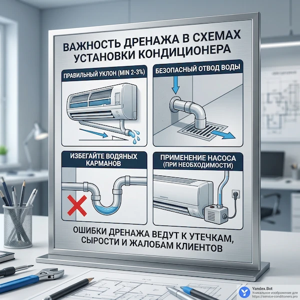 Почему дренаж так важен в схеме монтажа?