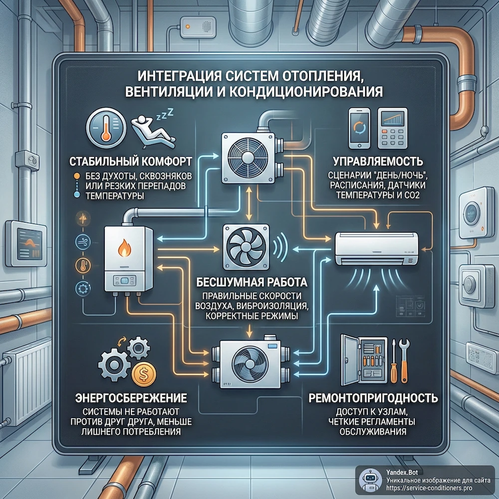 Зачем объединять отопление, вентиляцию и кондиционирование