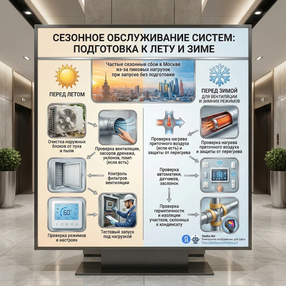 Сезонный запуск: что проверить до лета и до зимы