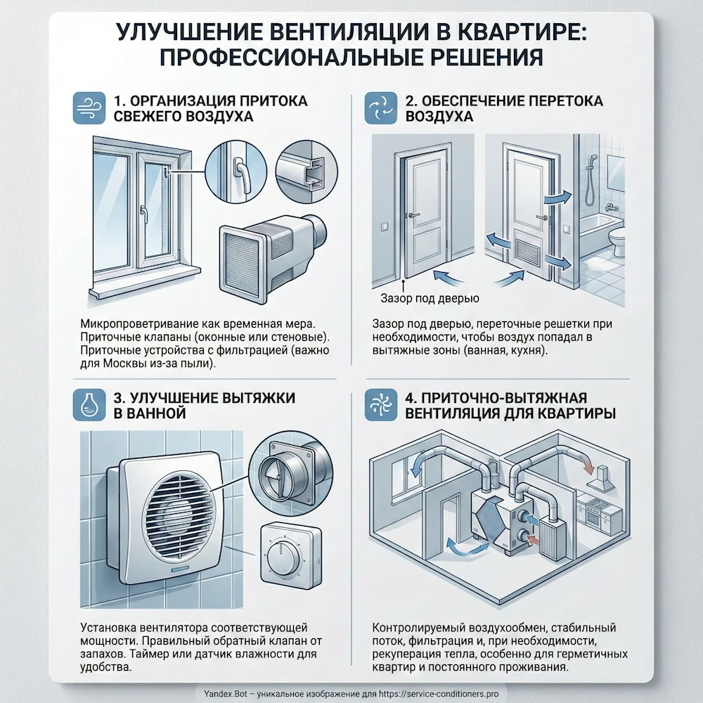 Как улучшить вентиляцию в квартире: рабочие решения