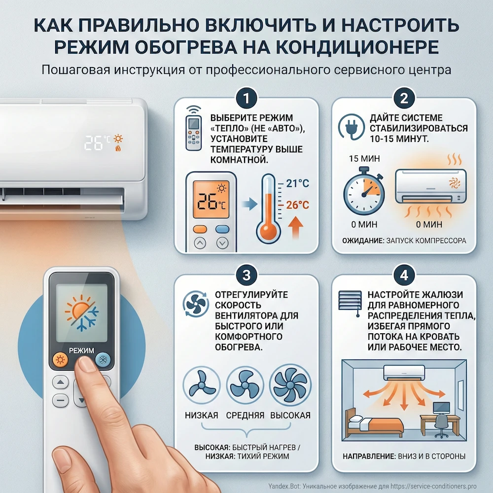 Как правильно включать и настраивать обогрев