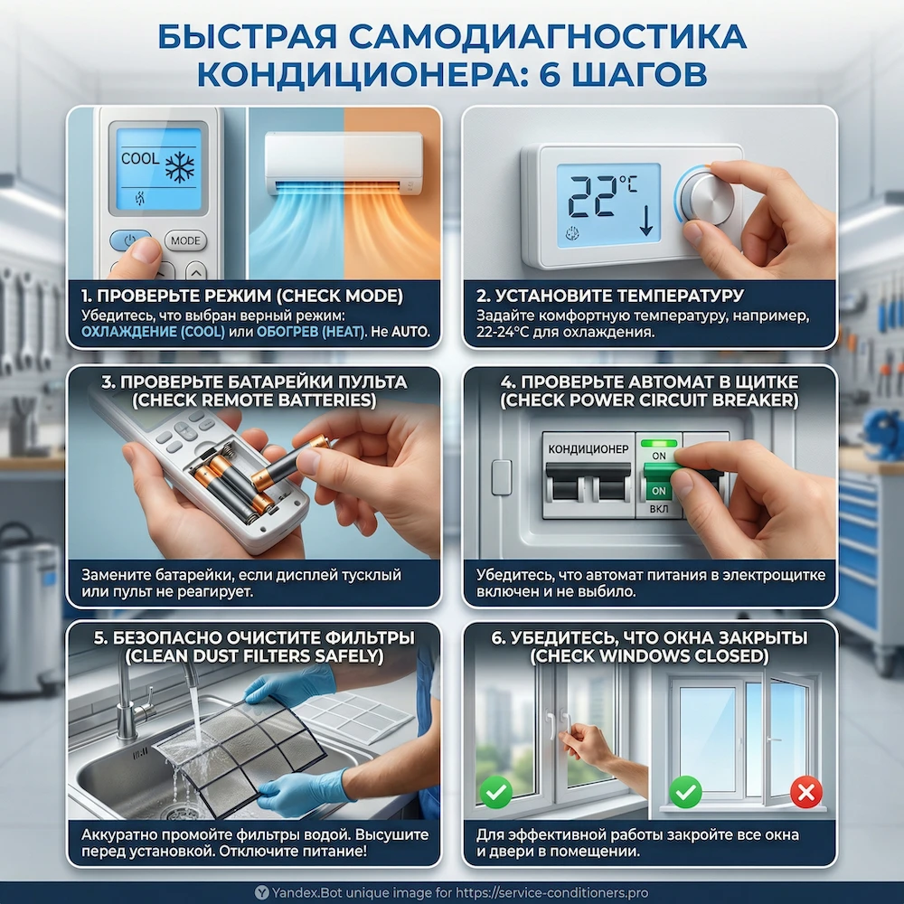 Быстрые проверки, которые можно выполнить самому