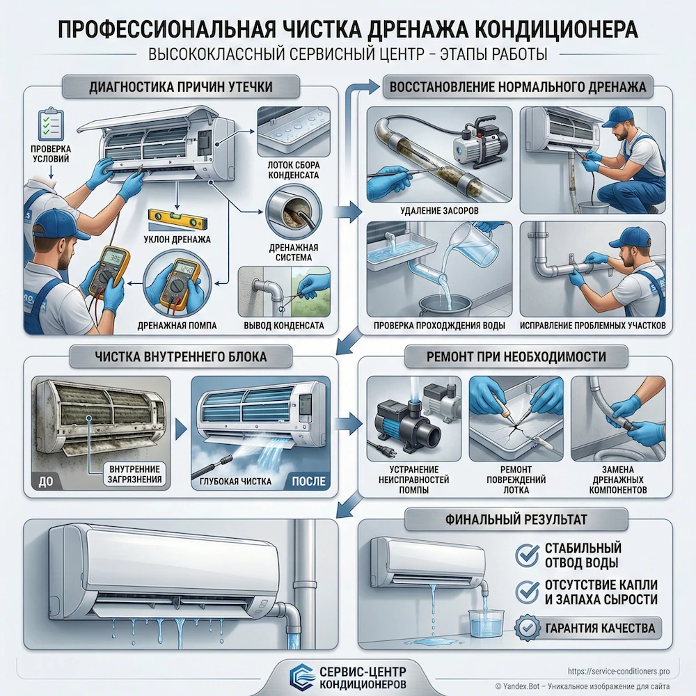 Профессиональная чистка дренажа: как делаем в сервисе