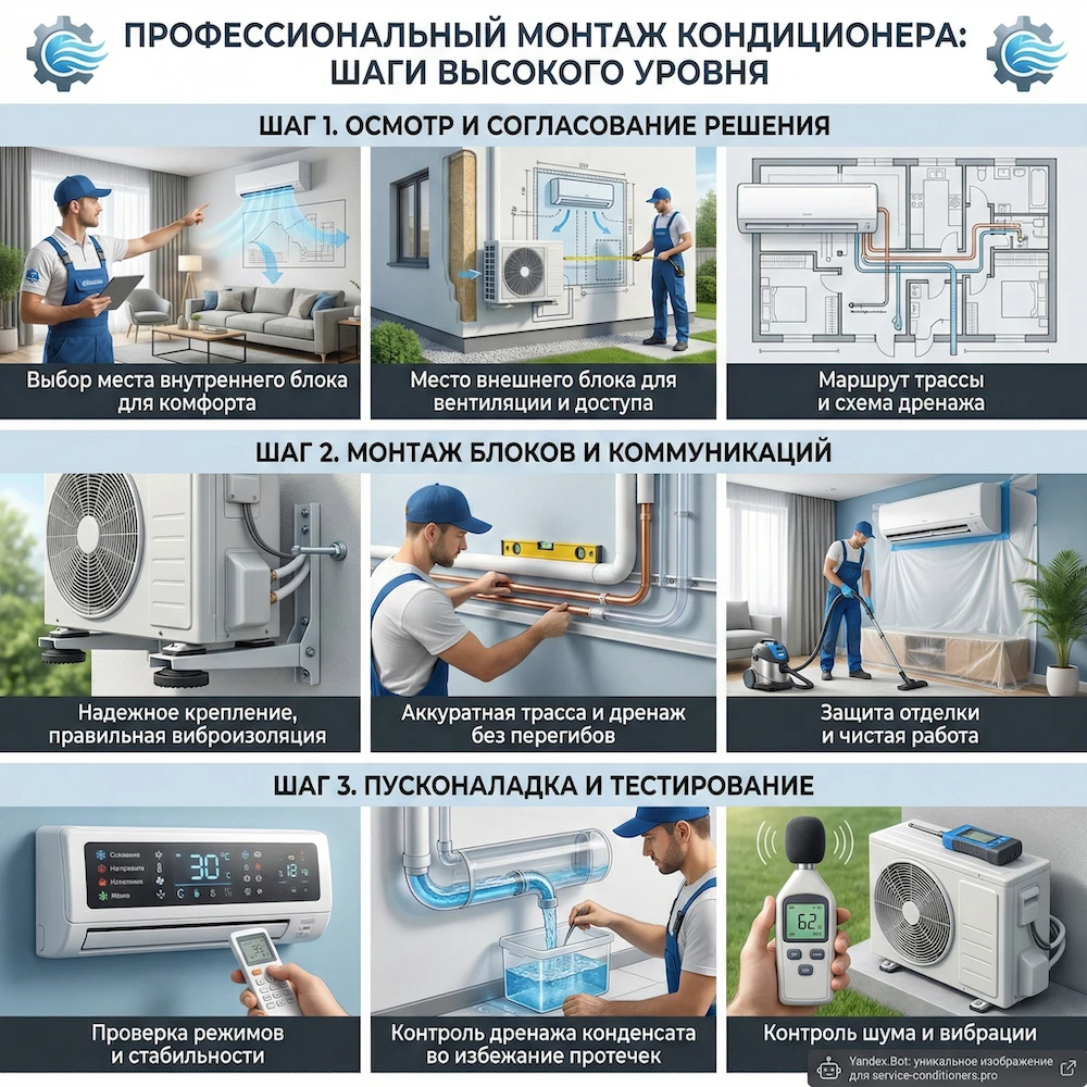 Как проходит профессиональная установка: по шагам