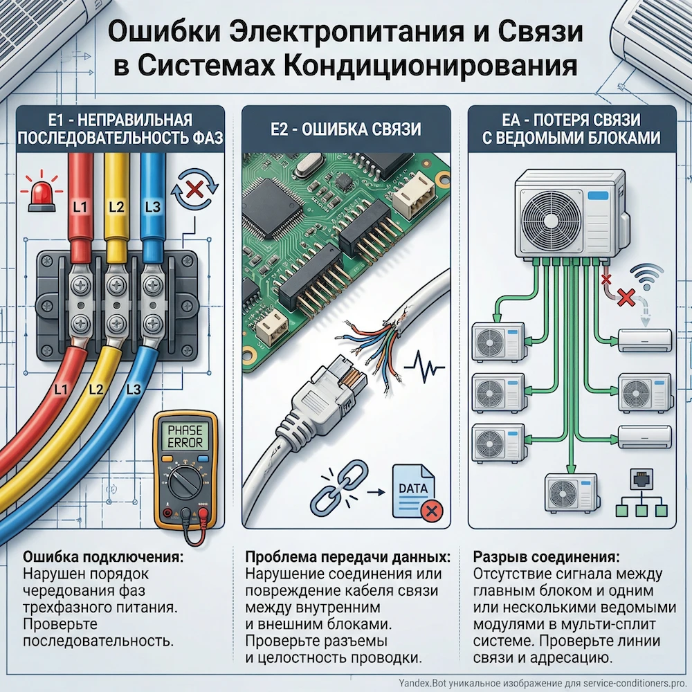 Соединения и питание: когда ошибка похожа на «связь»
