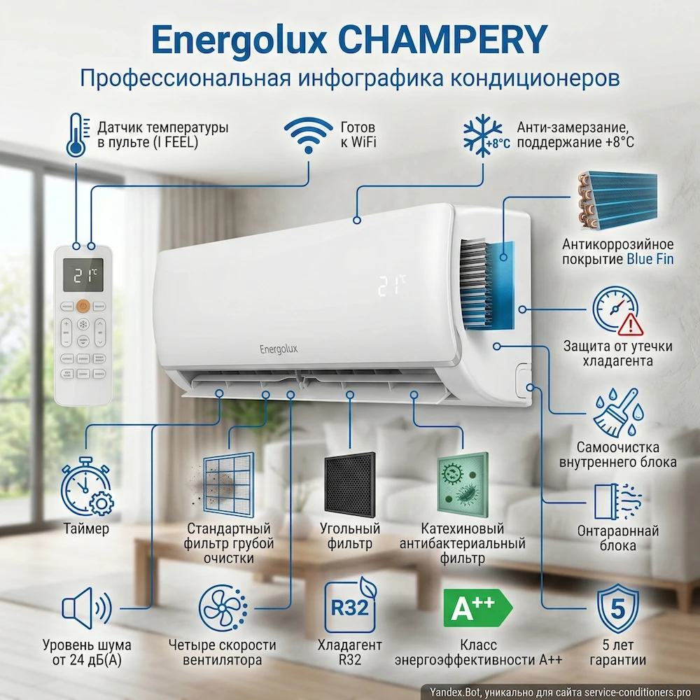 Функции и преимущества Energolux CHAMPERY