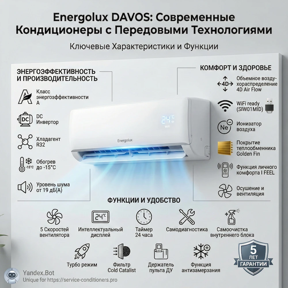 Функции и преимущества Energolux DAVOS Функции и преимущества Energolux DAVOS