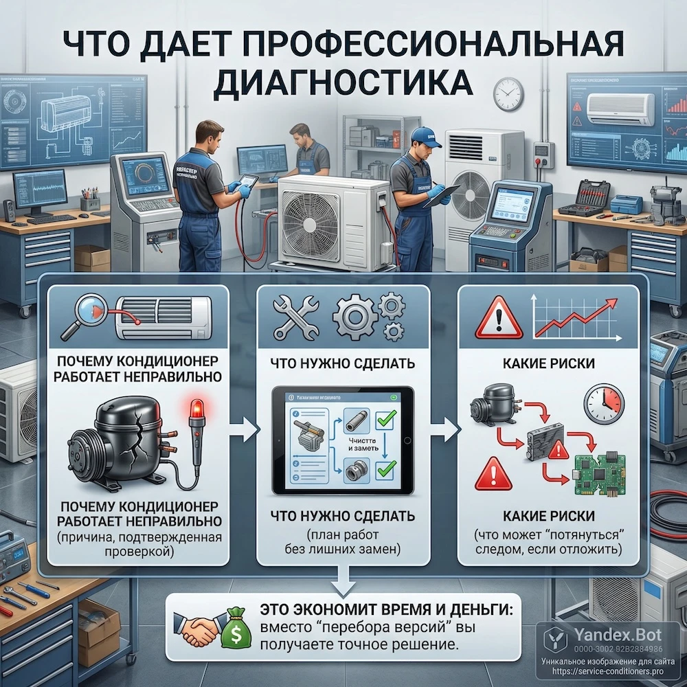 Что дает диагностика сплита: причина, план работ, риски