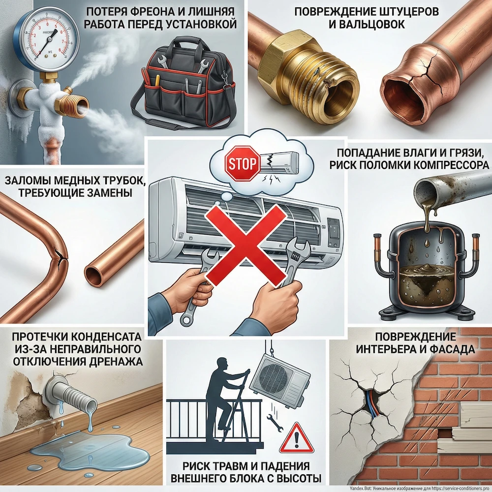 Почему не стоит делать демонтаж самостоятельно