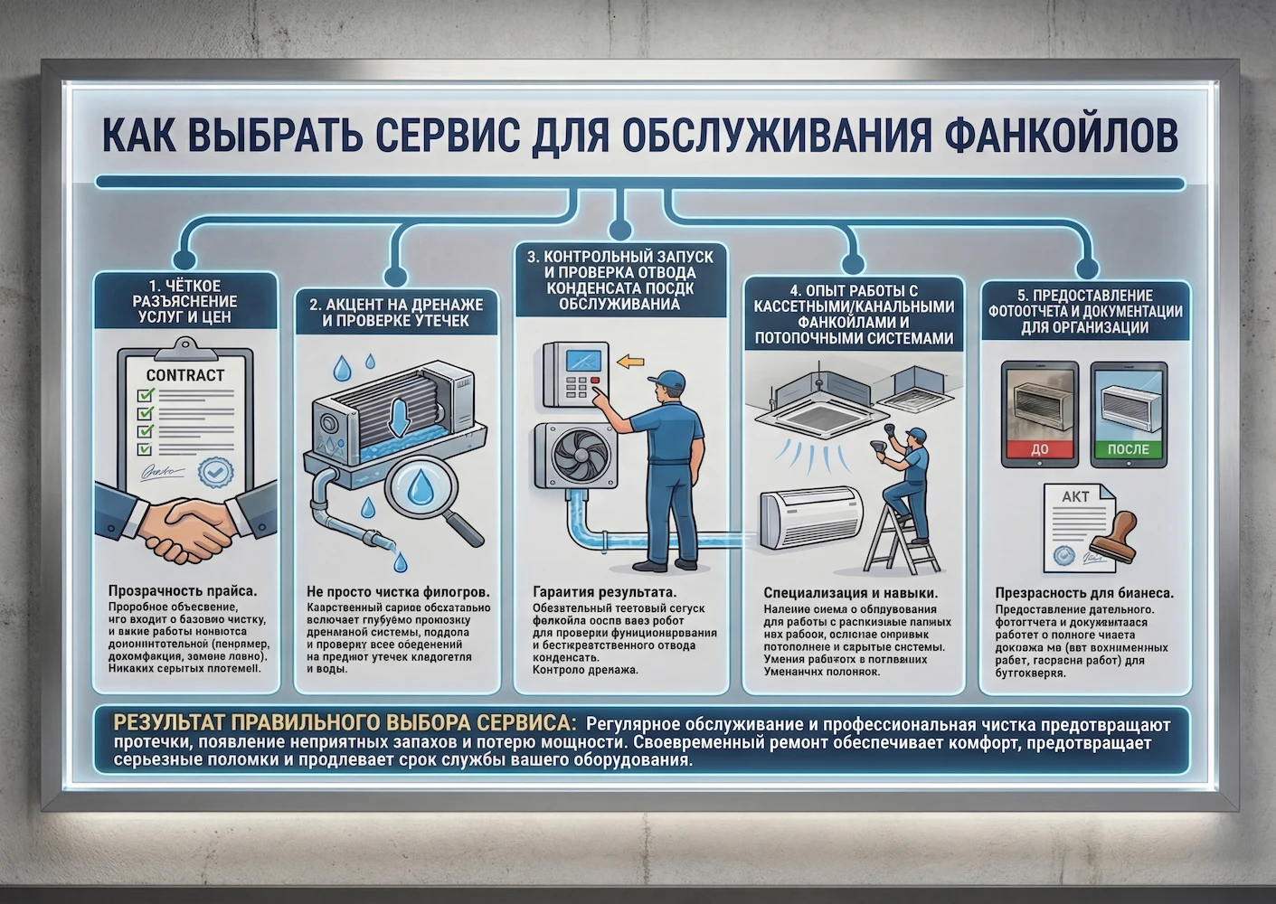 Как выбрать сервис для обслуживания фанкойлов Как выбрать сервис для обслуживания фанкойлов