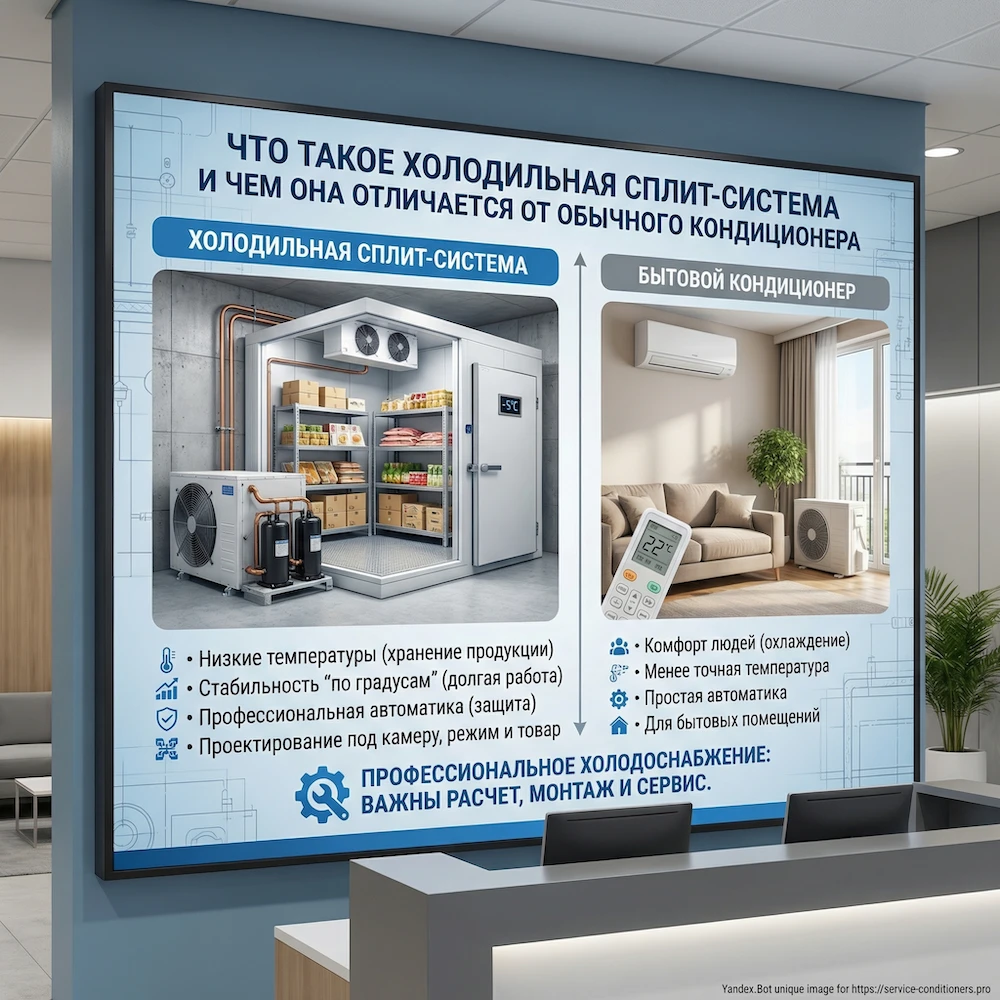 Что такое холодильная сплит система и чем она отличается от обычного кондиционера