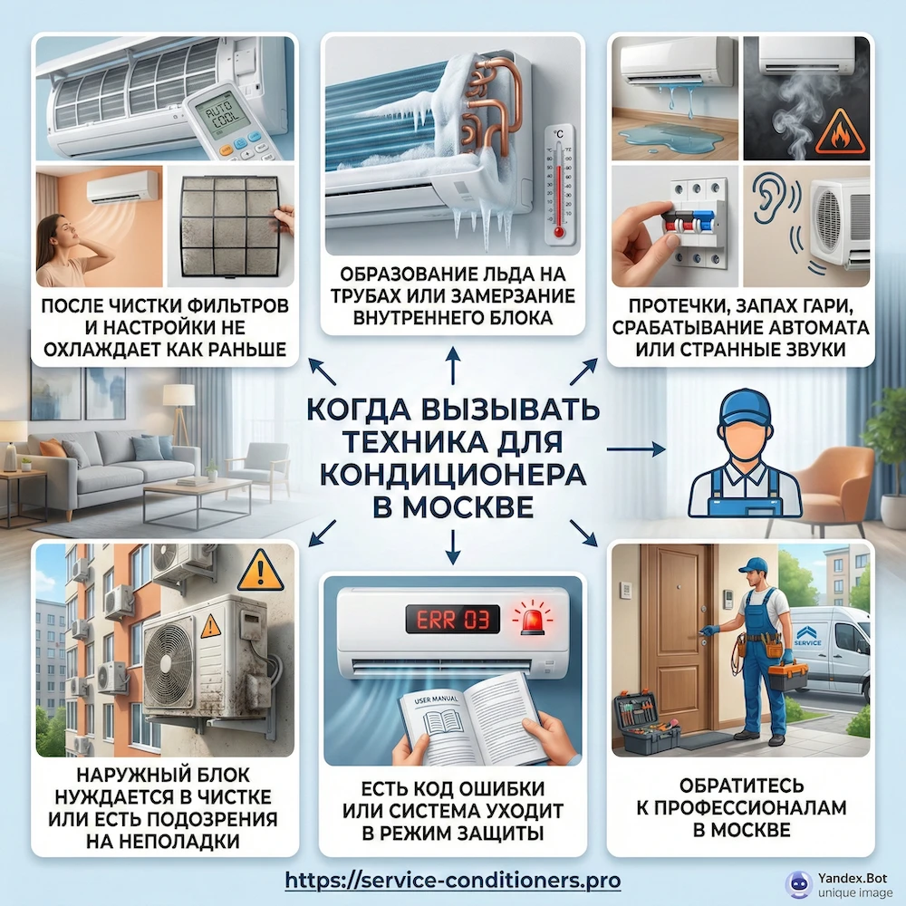 Когда нужно вызывать мастера в Москве