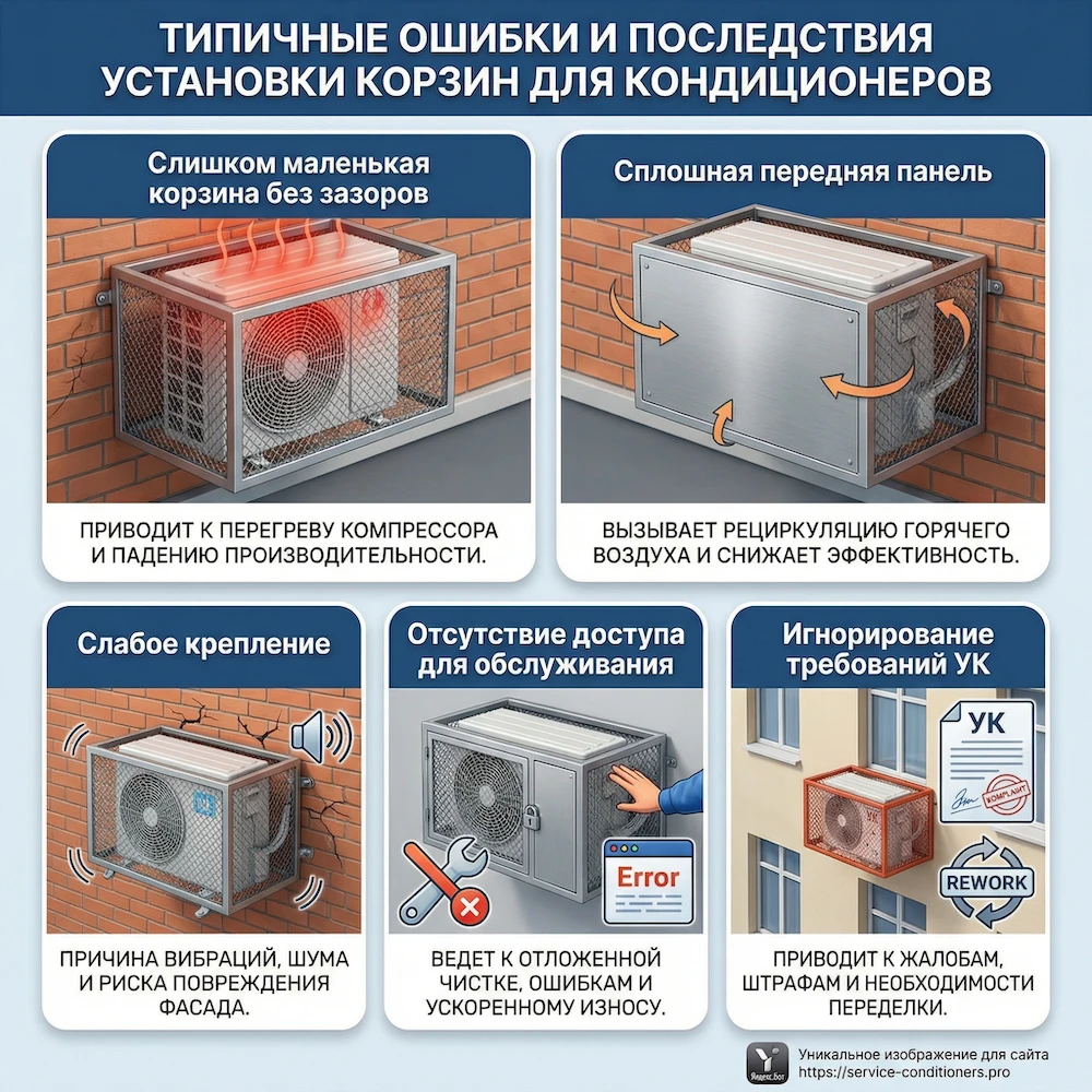 Типовые ошибки и последствия