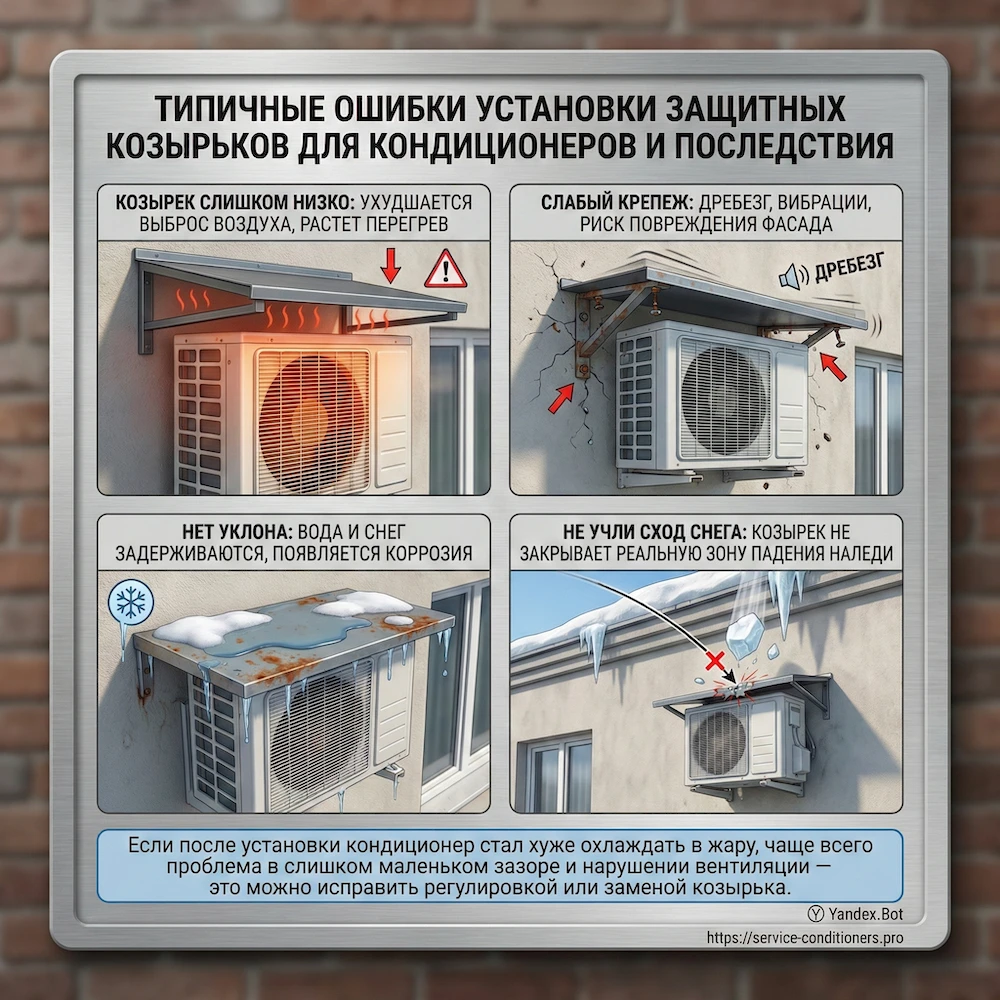 Типовые ошибки монтажа и последствия