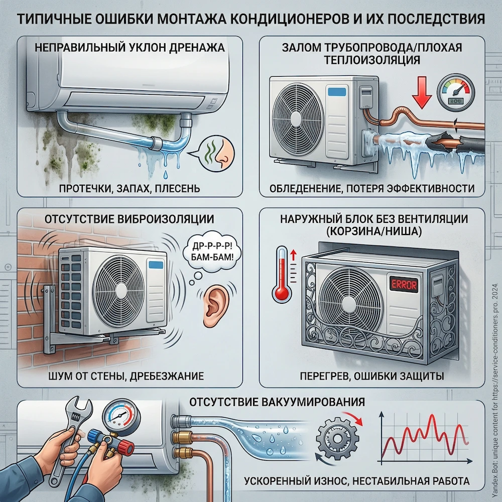 Установка кондиционеров в многоквартирных домах: нюансы Москвы