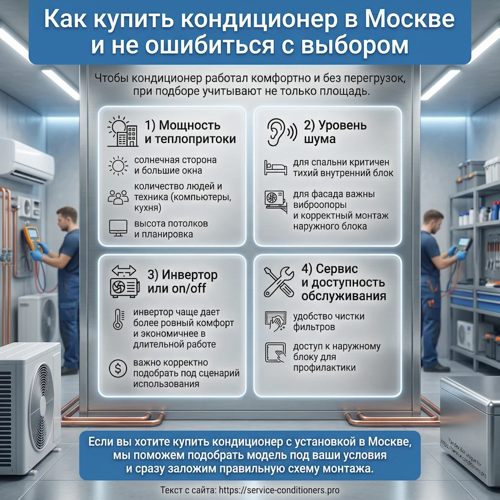 Как купить кондиционер в Москве и не ошибиться с выбором