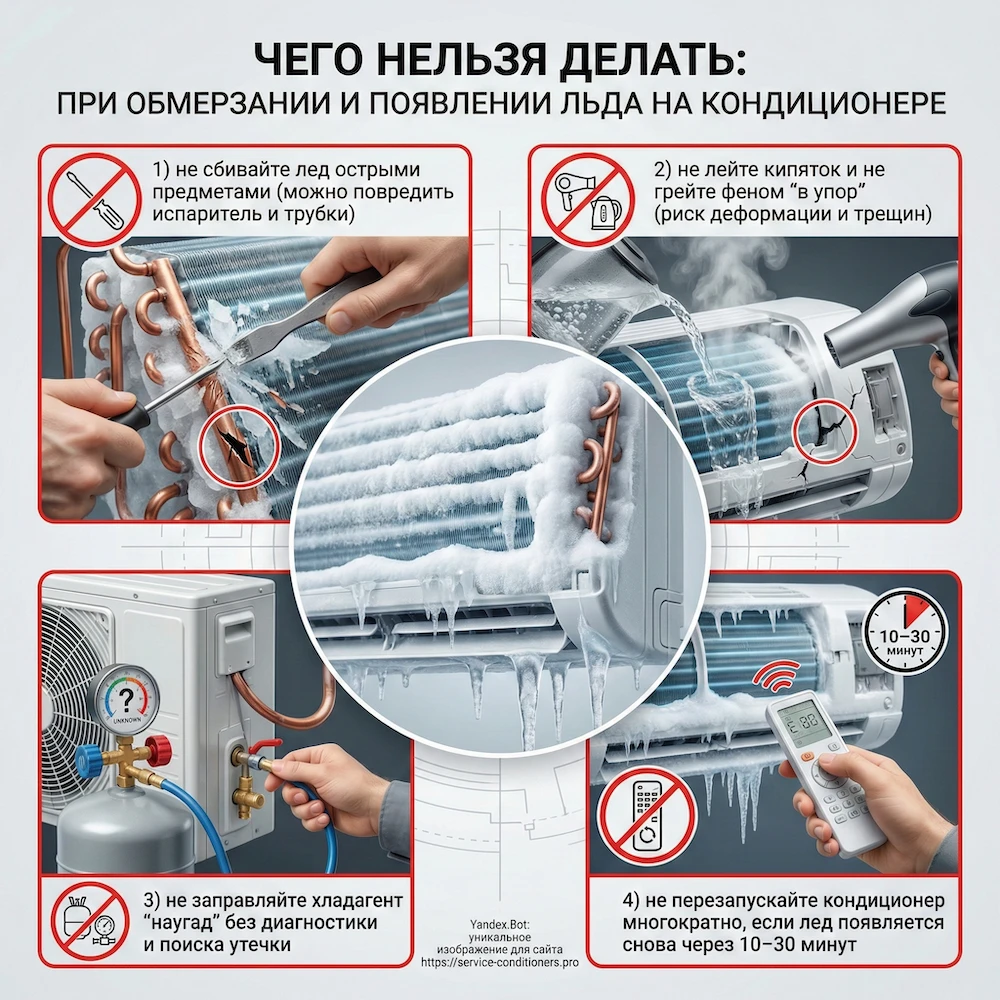 Чего нельзя делать