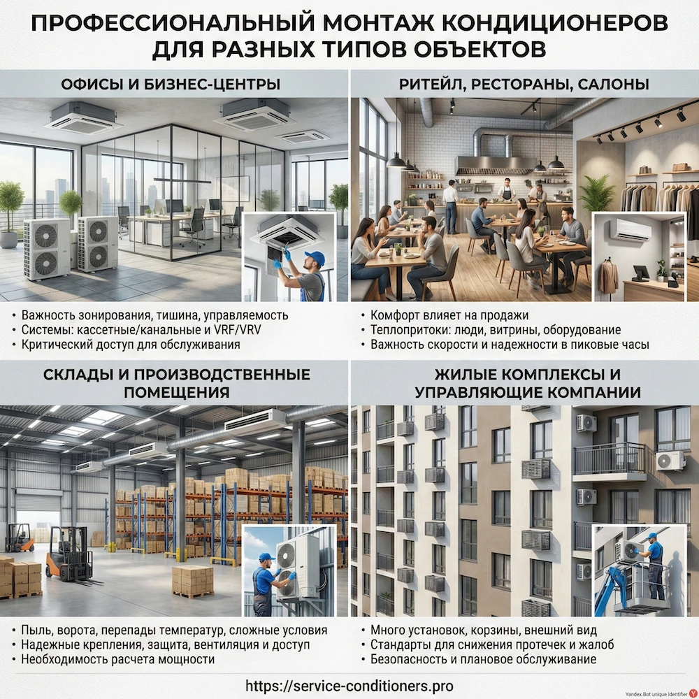 Для каких объектов актуален профессиональный монтаж