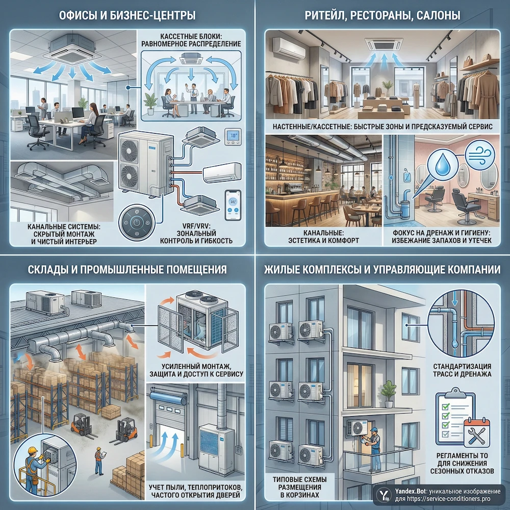 Какие решения чаще выбирают на объектах