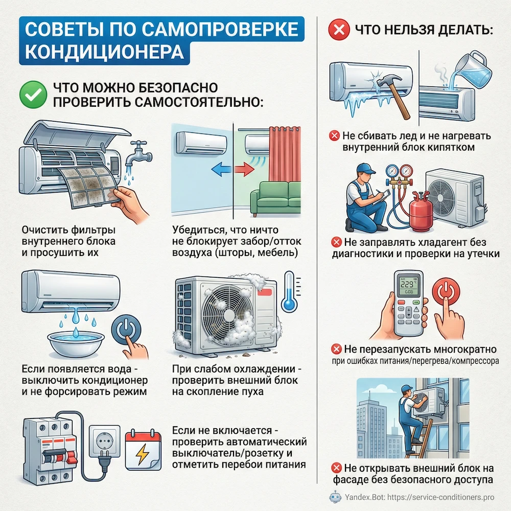 Что можно проверить самостоятельно (безопасно)
