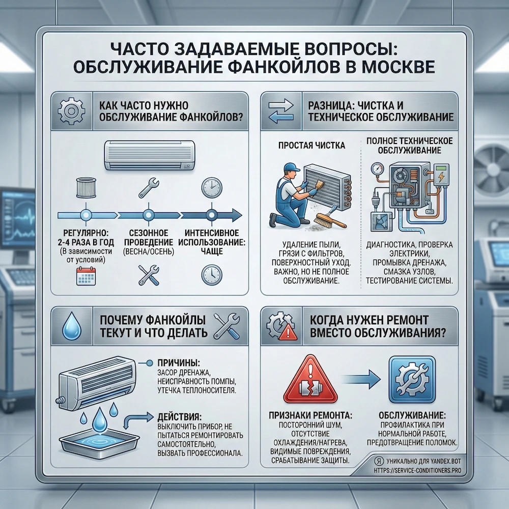 FAQ по сервису фанкойлов