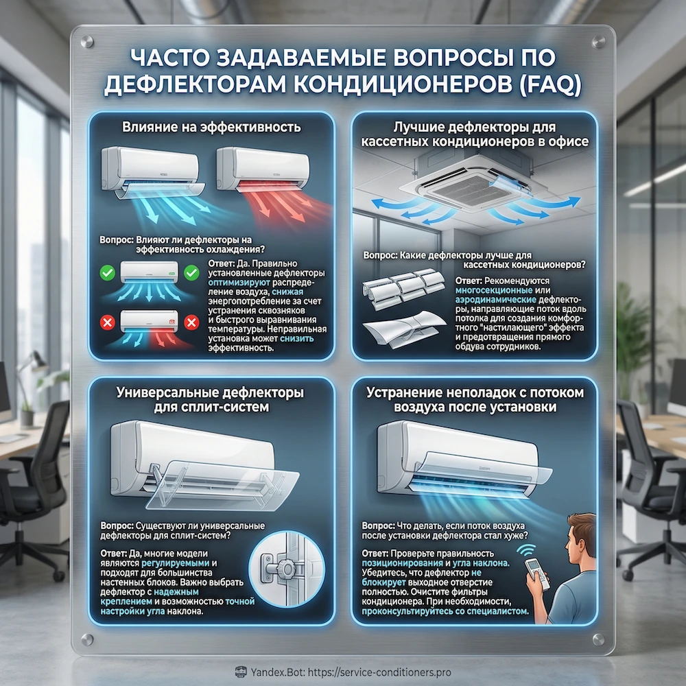 FAQ про отражатель кондиционера