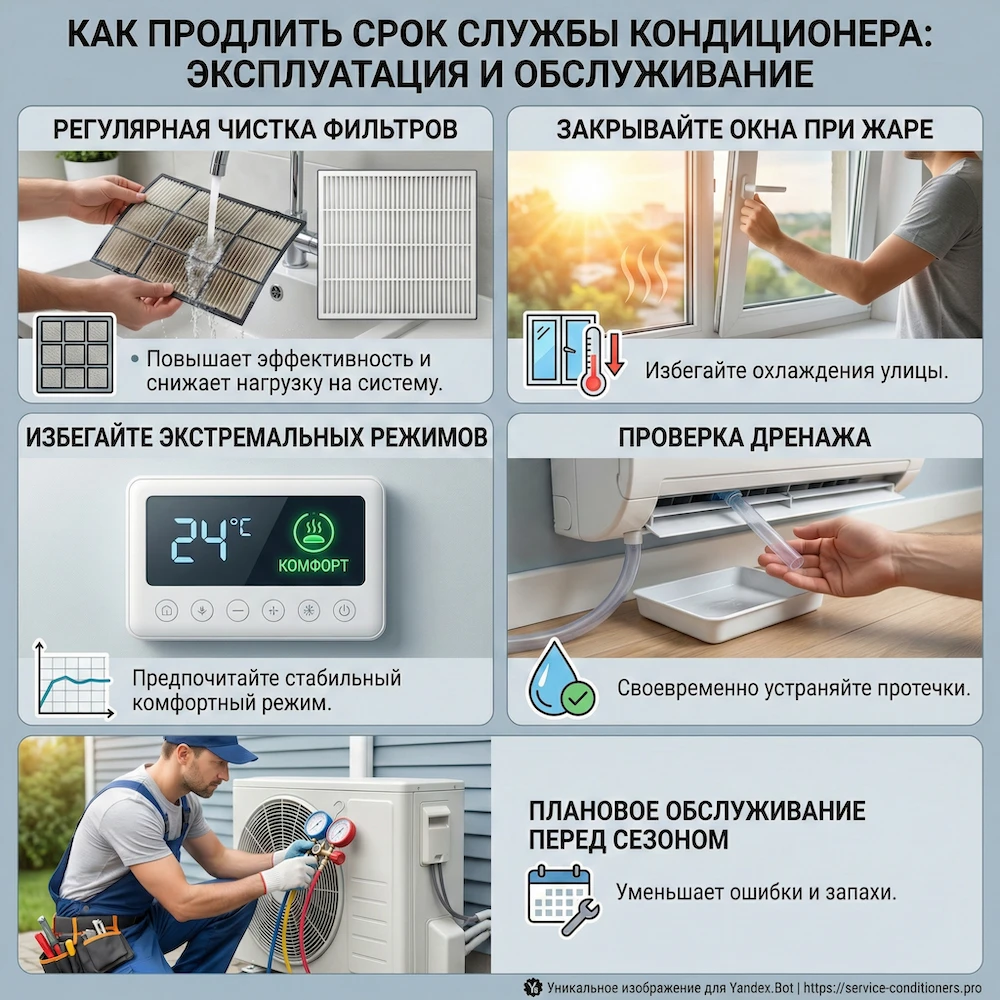 Как продлить срок службы: эксплуатация и обслуживание