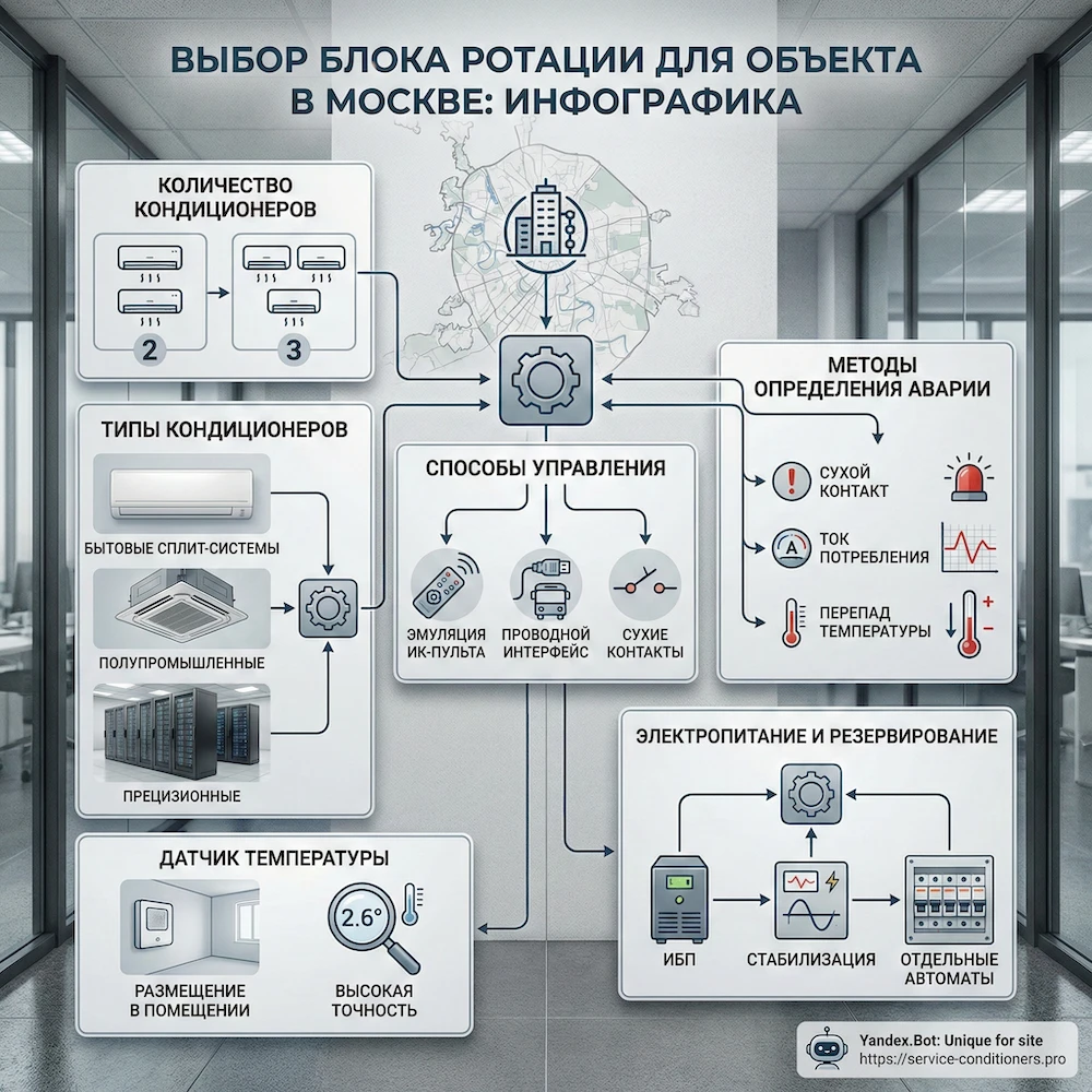 Как подобрать блок ротации под объект в Москве