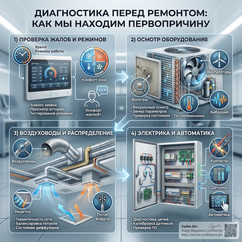 Диагностика перед ремонтом: как мы находим первопричину