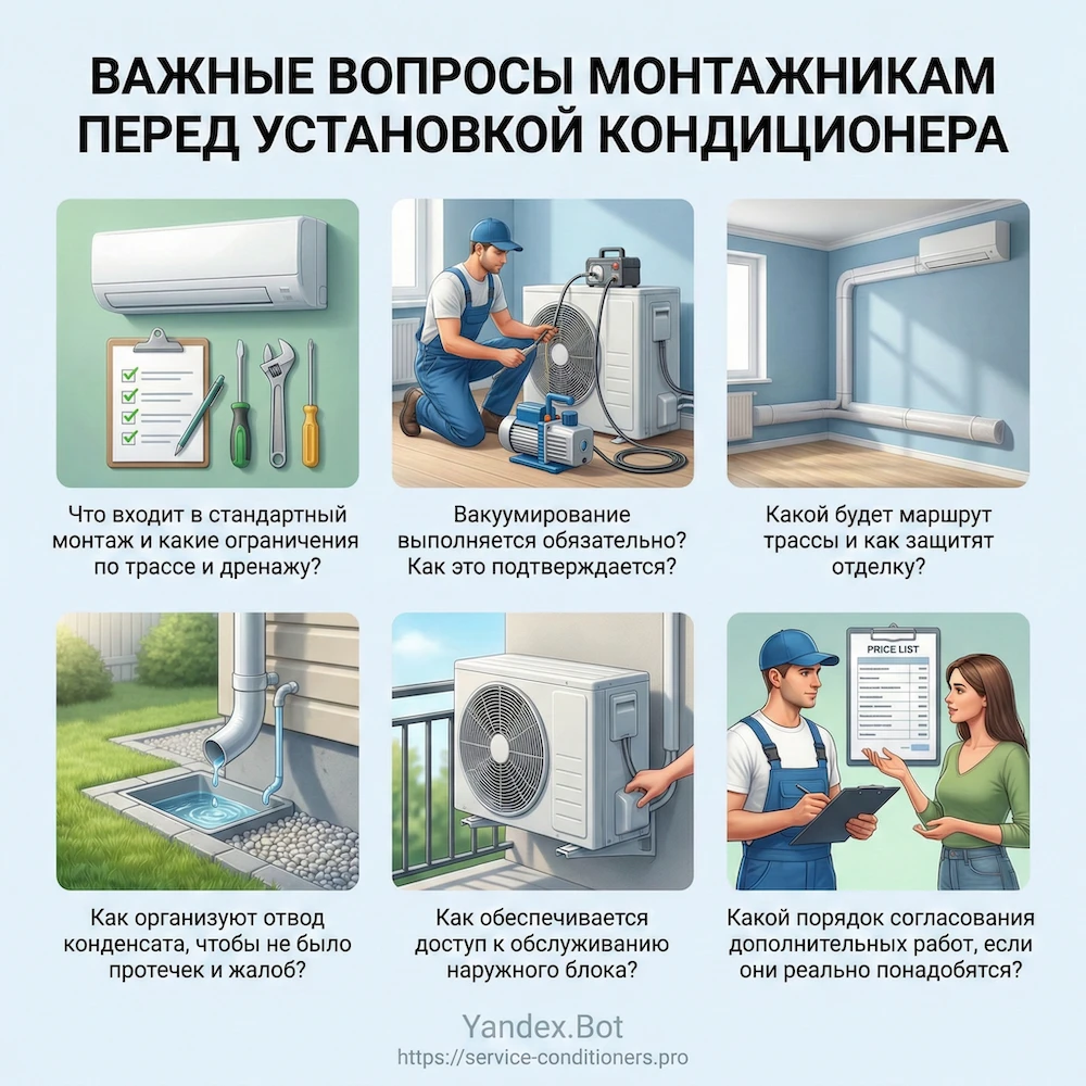 Какие вопросы задать монтажникам перед заказом
