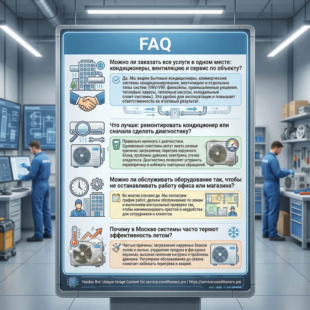 FAQ по сервисному центру Leon Group