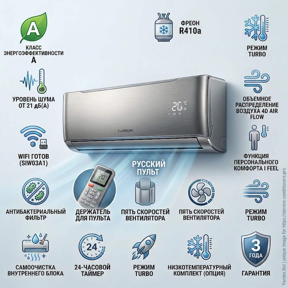 Функции и характеристики FeRRUM Titan