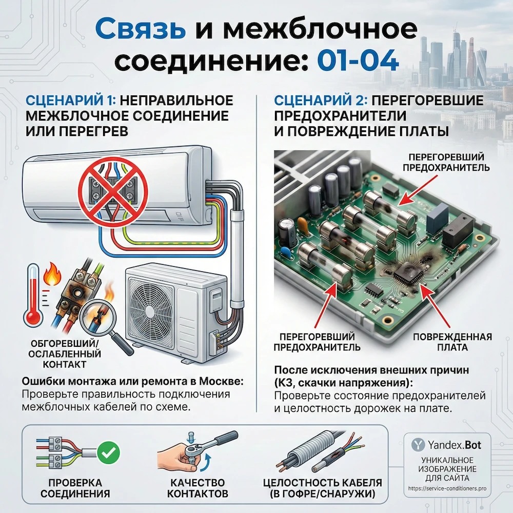 Связь и межблочное соединение: 01-04