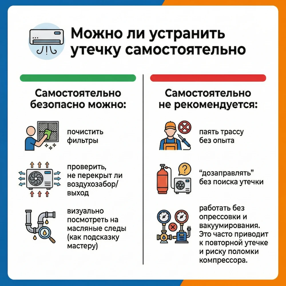 Можно ли устранить утечку самостоятельно Можно ли устранить утечку самостоятельно