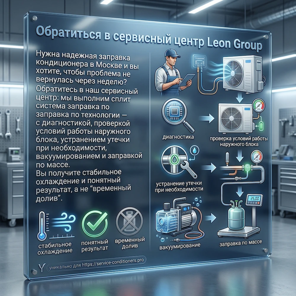 Обратиться в сервисный центр Leon Group