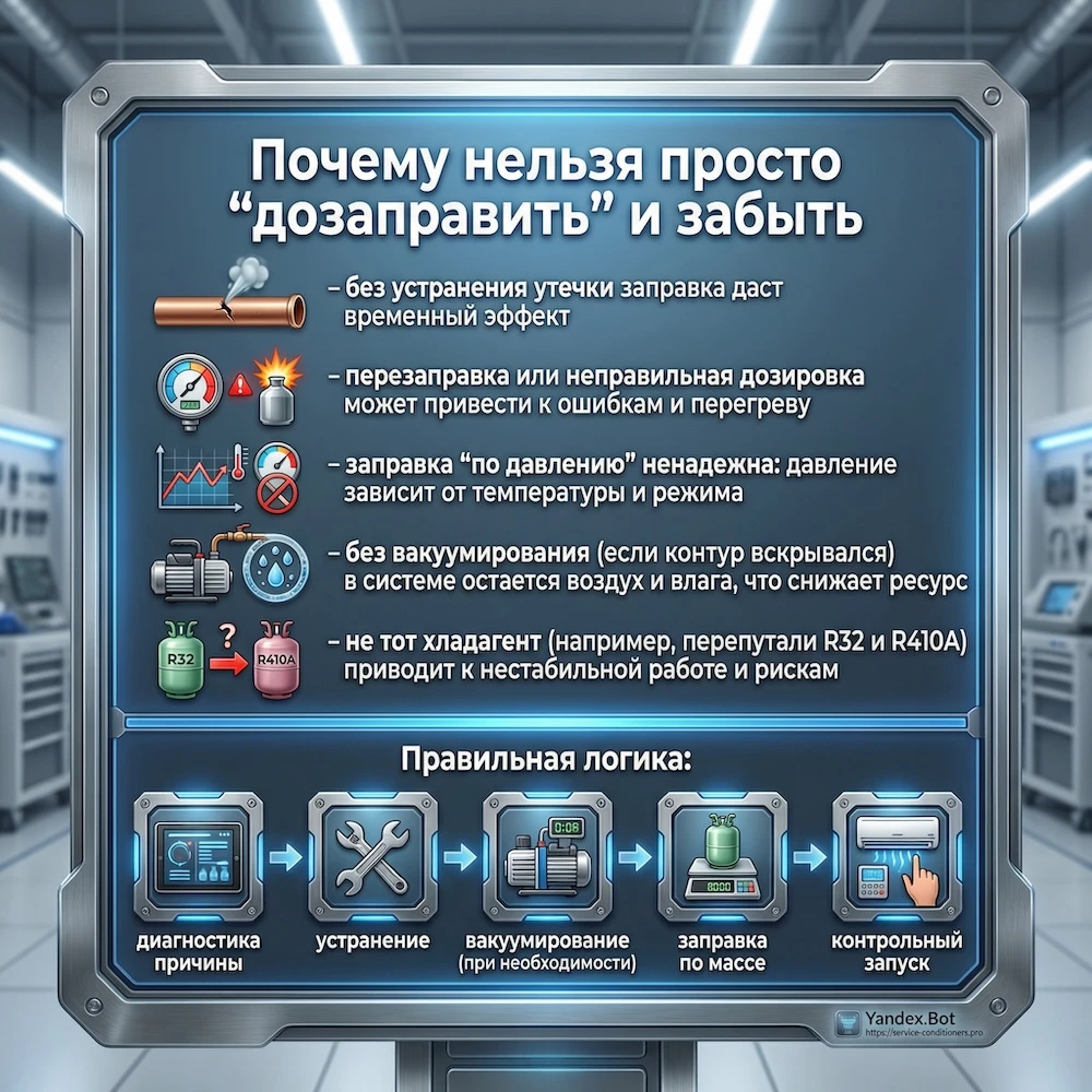 Почему нельзя просто “дозаправить” и забыть