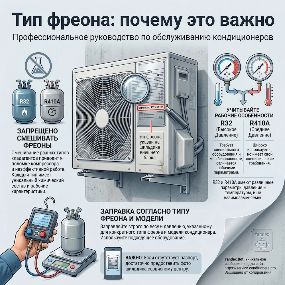 Тип фреона: почему это важно