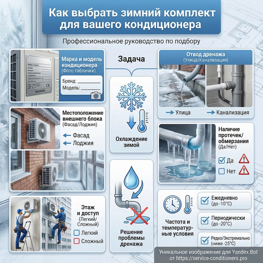 Как подобрать зимний комплект под ваш кондиционер в Москве