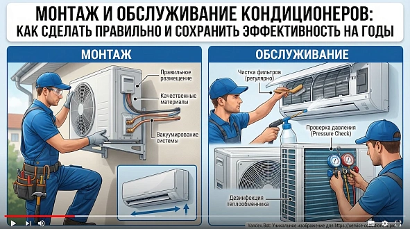 Монтаж и обслуживание кондиционеров