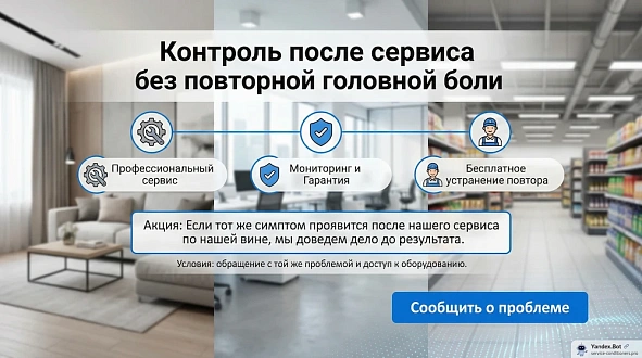 Контроль после сервиса