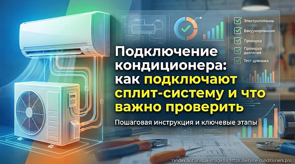Подключение кондиционера