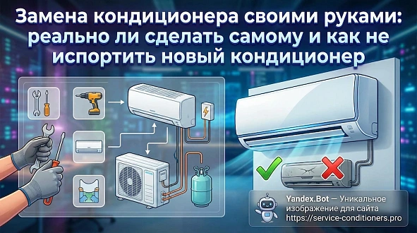 Замена кондиционера своими руками