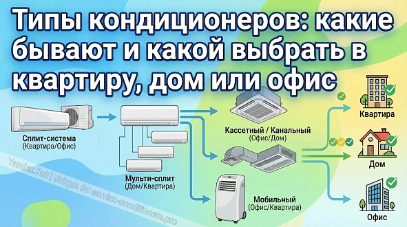 Типы кондиционеров