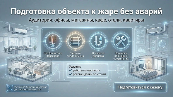 Подготовка объекта к жаре