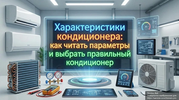 Характеристики кондиционера