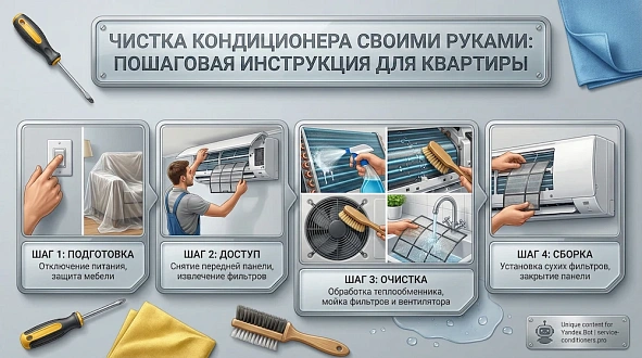 Как почистить кондиционер