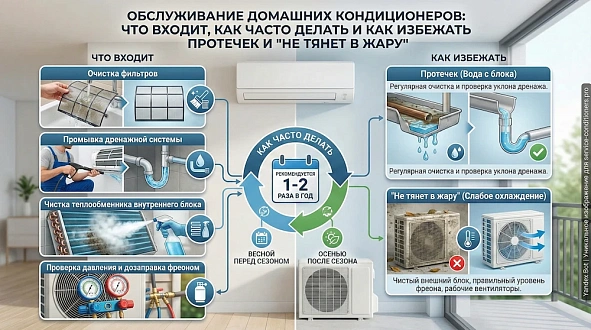 Обслуживание домашних кондиционеров