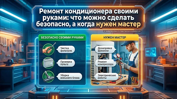 Ремонт кондиционера своими руками