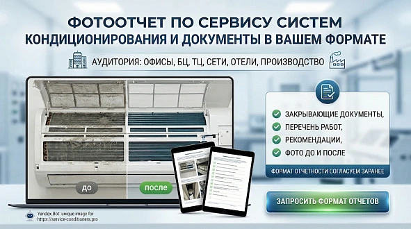 Фотоотчет по сервису кондиционеров
