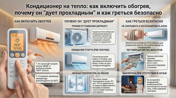 Кондиционер на тепло